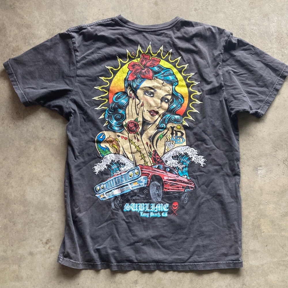 Sublime Vintage Long Beach Graphic T Shirt- Size Large